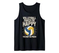 Funny Volleyball Player Humor Sports Design Tank Top