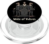 Funny Vulture Funeral Dark Humor Gothic Bird Art PopSockets PopGrip for MagSafe