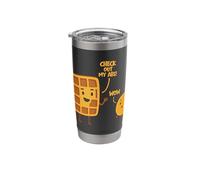 Funny Waffle Themed for Waffle Lover Waffle Wednesday Stainless Steel Insulated Tumbler