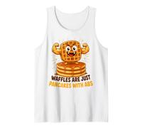 Funny Waffles are Just Pancakes with Abs Tank Top