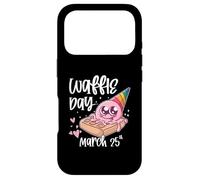 Funny Waffles International Waffle Day Case for iPhone 17 Pro
