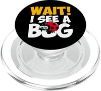Funny Wait, I see an insect entomology PopSockets PopGrip for MagSafe
