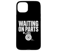 Funny Waiting On Parts Mechanic Skeleton Auto Repair Case for iPhone 15 Plus