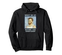 Funny Wake Me Up Before You Go Van Gogh Sleepy Genius Master Pullover Hoodie