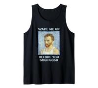 Funny Wake Me Up Before You Go Van Gogh Sleepy Genius Master Tank Top