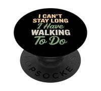 Funny Walking Hiking Rambling Vacation Men Women Kids PopSockets Adhesive PopGrip