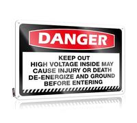 Funny Wall Signs Danger Unsafe Water Use This Hose Only To Flush Holding Tank And The Drain Receptor Tin Sign Bar Wall Decor Wall Decor Metal Tin Sign(20X30CM)