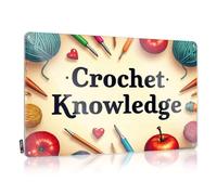 Funny Wall Signs Hot Vintage Style | Crochet Knowledge: Crafting Creativity Sarcastic Nice Home Decor(30X40CM)