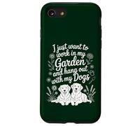 Funny Want to Work In My Garden Hangout With My Dog Lover Case for iPhone SE (2020) / 7/8