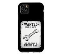 Funny Wanted Poster Saying Dead Alive 10mm Wrench Case for iPhone 11 Pro Max
