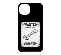 Funny Wanted Poster Saying Dead Alive 10mm Wrench Case for iPhone 13