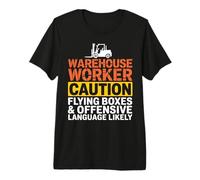 Funny Warehouse Worker Logistics Forklift Premium T-Shirt