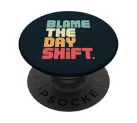 Funny Warehouse Worker Night Shift Logistics PopSockets Adhesive PopGrip