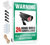 Funny Warning Signs Video Surveillance Signs, No Trespassing Violators Will Be Prosecuted Tin Sign Adult Signs For Man Cave Bar Signs For Home Bar De(30X40CM)