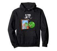 Funny Watermelon Juice Mirror Humor Meme Melon Is This Me Pullover Hoodie