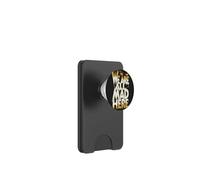 Funny We Are All Mad Here PopSockets PopWallet for MagSafe