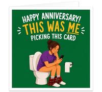 Funny Wedding Anniversary Card for Husband - Cheeky Card from Wife
