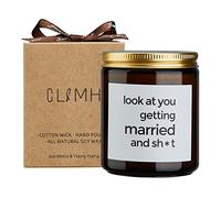 Funny Wedding Gifts for Women & Friends - Bride & Bride-to-Be Gifts - Scented Candles in Gardenia & Ylang Ylang