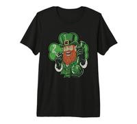 Funny Weed SKT Patricks Day Leprechaun Premium T-Shirt