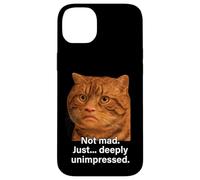 Funny Weird Cat Face Meme Silly Hilarious Mad Cat Confused Case for iPhone 14 Plus