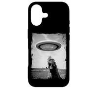 Funny Weird Chicken UFO Landing Graphic Weirdcore Case for iPhone 17
