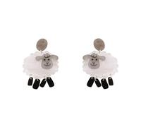 Funny Weird Cute Acrylic Big Rooster Chicken Dinosaur Sheep Cat Drop Dangle Creative Lovely Pet Cartoon Anime Lightweight Colorful Earrings Jewelry for Women, Zinc, No Gemstone