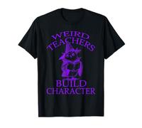 Funny Weird Halloween Teachers Build Character T-Shirt