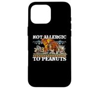 Funny Weird Meme Not Allergic To Peanut Cursed Peanut Butter Case for iPhone 16 Pro Max