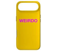 Funny WEIRDO hot pink groovy message strange odd different Case for iPhone Air