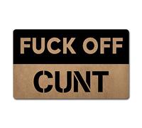 Funny Welcome Doormat Personalized Monogram Mats Off Rubber Backing Doormat House Warming Gift Novelty Doormat Anti-Slip Kitchen Rugs Front Door Decor Funny Welcome Mats(18 x 30 inch )