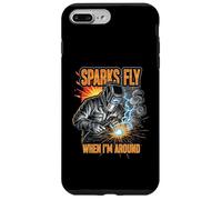 Funny Welder Sparks Fly Fabricator Humor Design Case for iPhone 7 Plus/8 Plus