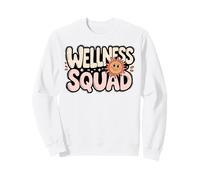 Funny WELLNESS SQUAD Workout PT Nurse Retreat Give Space Sweatshirt