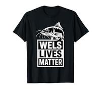Funny Wels Lives Matt Design for Anglers and Waller fans T-Shirt