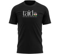 Funny Welsh Grandfather T Shirt Taid Like A Dad Only Without The Rules Fathers Day Birthday Gift for Grandad, L, Black