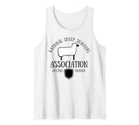 Funny Welsh National Sheep Shaggers Association Rude Humor Tank Top