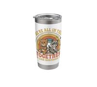 Funny We're All in This Together Like Hostages Sarcastic Stainless Steel Insulated Tumbler