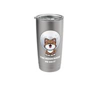 Funny Werewolf. The Moon Made Me Do It. Cute Wolf Animals Stainless Steel Insulated Tumbler