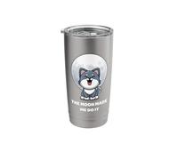 Funny Werewolf. The Moon Made Me Do It. Cute Wolf Animals Stainless Steel Insulated Tumbler