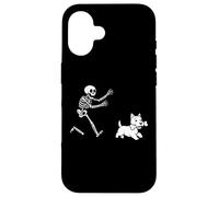 funny Wesite running Skeleton Case for iPhone 16