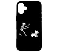 funny Wesite running Skeleton Case for iPhone 16 Plus