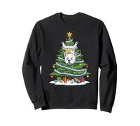 Funny West Highland White Terrier Dog Christmas Tree Sweatshirt