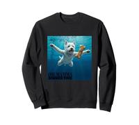 Funny West Highland White Terrier Swimming Underwater Sweatshirt