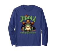 Funny Western Cowboy Frog Diddly Squat - Yeehaw Long Sleeve T-Shirt