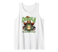 Funny Western Cowboy Frog Diddly Squat - Yeehaw Tank Top