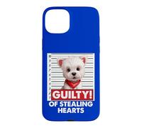 Funny Westie West Highland White Terrier Dog Breed Valentine Case for iPhone 15 Plus