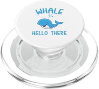 Funny Whale Hello There Youth Whale Kid Ocean Animal Joke PopSockets PopGrip for MagSafe