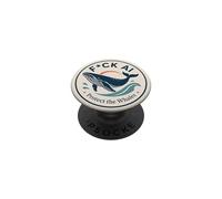 Funny Whale Ocean Conservation Protect The Whales PopSockets Adhesive PopGrip