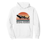 Funny Whale Sharks Are Better Than People Pullover Hoodie