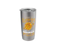 Funny What If Earth is Not The Only Planet with Pizza Stainless Steel Insulated Tumbler