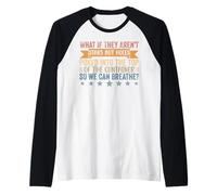 Funny What if They aren't Stars But Holes Poked in Container Raglan Baseball Tee